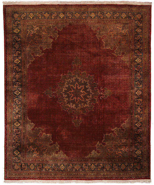 Mahi Red Hand Knotted 130 X 158 Area Rug 254-147692 Image 0