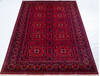 Khan Mohammadi Red Hand Knotted 59 X 86  Area Rug 700-147695 Thumb 1