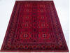 Khan Mohammadi Red Hand Knotted 59 X 86 Area Rug 700-147695 Thumb 1