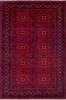 Khan Mohammadi Red Hand Knotted 59 X 86  Area Rug 700-147695 Thumb 0