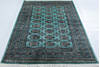 Bokhara Green Hand Knotted 49 X 68 Area Rug 700-147696 Thumb 1