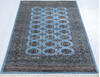 Bokhara Blue Hand Knotted 48 X 68 Area Rug 700-147698 Thumb 1