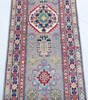 Kazak Grey Runner Hand Knotted 28 X 168  Area Rug 700-147703 Thumb 2