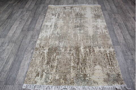 Jaipur Beige Hand Knotted 40 X 60 Area Rug 905-147706 Image 6
