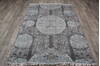 Jaipur Grey Hand Knotted 50 X 70 Area Rug 905-147708 Thumb 6