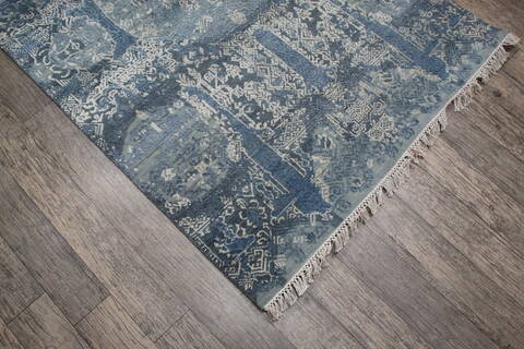 Jaipur Blue Hand Knotted 40 X 60 Area Rug 905-147709 Image 5