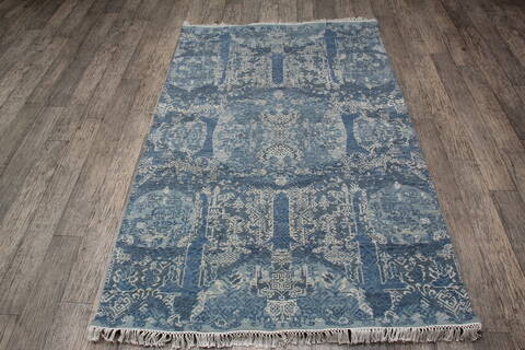 Jaipur Blue Hand Knotted 40 X 60 Area Rug 905-147709 Image 7