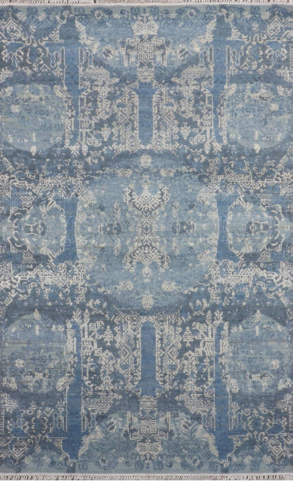 Jaipur Blue Hand Knotted 40 X 60 Area Rug 905-147709 Image 0
