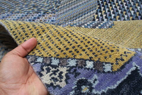 Jaipur Blue Hand Knotted 711 X 910 Area Rug 905-147712 Image 6