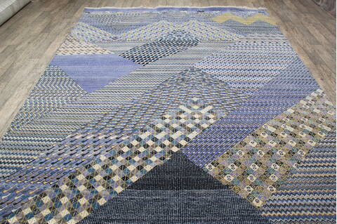 Jaipur Blue Hand Knotted 711 X 910 Area Rug 905-147712 Image 7