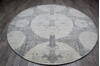 Jaipur White Round Hand Knotted 80 X 80  Area Rug 905-147713 Thumb 1