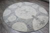 Jaipur White Round Hand Knotted 80 X 80 Area Rug 905-147713 Thumb 2