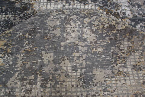 Jaipur Grey Round Hand Knotted 60 X 60 Area Rug 905-147714 Image 5