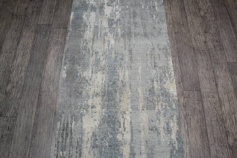 Jaipur Grey Runner Hand Knotted 26 X 161 Area Rug 905-147716 Image 3