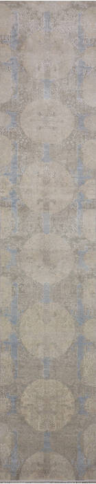 Jaipur White Runner Hand Knotted 26 X 180 Area Rug 905-147719 Image 0
