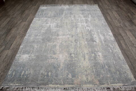 Jaipur Grey Hand Knotted 60 X 90 Area Rug 905-147721 Image 1