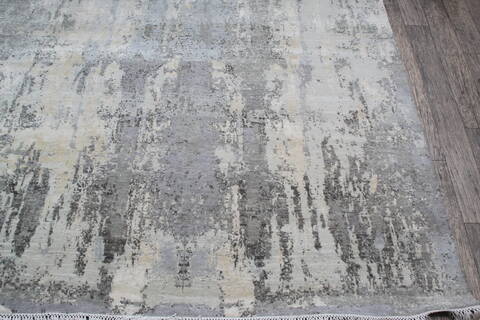 Jaipur Grey Hand Knotted 80 X 100 Area Rug 905-147722 Image 3