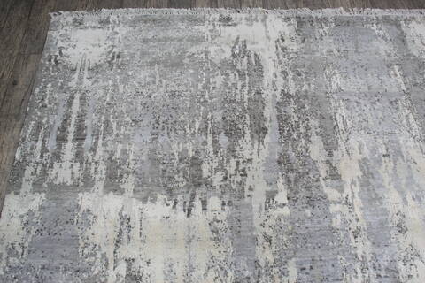 Jaipur Grey Hand Knotted 80 X 100 Area Rug 905-147722 Image 5