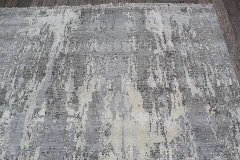 Jaipur Grey Hand Knotted 80 X 100 Area Rug 905-147722 Image 6