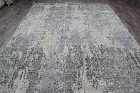 Jaipur Grey Hand Knotted 80 X 100 Area Rug 905-147722 Image 7