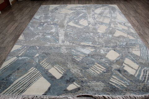 Jaipur White Hand Knotted 80 X 103 Area Rug 905-147724 Image 1