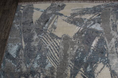 Jaipur White Hand Knotted 80 X 103 Area Rug 905-147724 Image 5