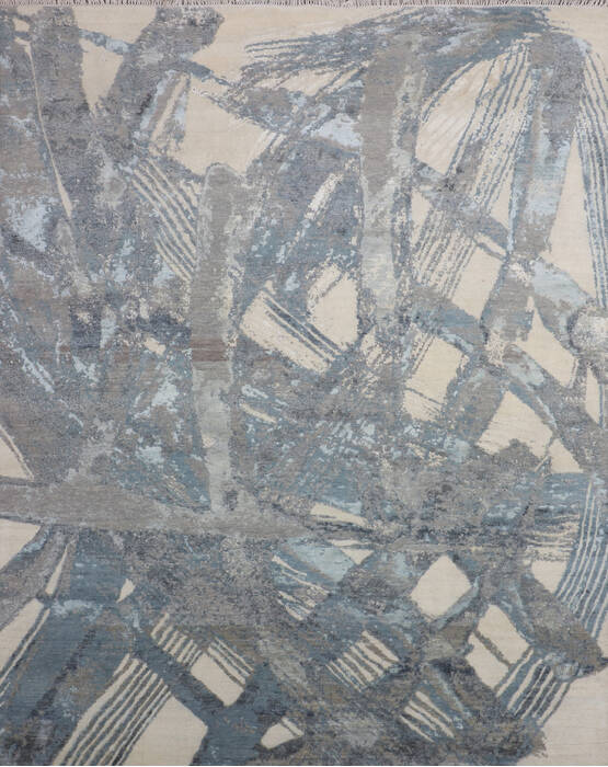 Jaipur White Hand Knotted 80 X 103 Area Rug 905-147724 Image 0