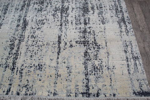 Jaipur Grey Hand Knotted 80 X 103 Area Rug 905-147727 Image 3