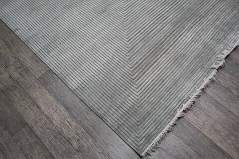 Jaipur Grey Hand Knotted 711 X 100 Area Rug 905-147730 Image 2