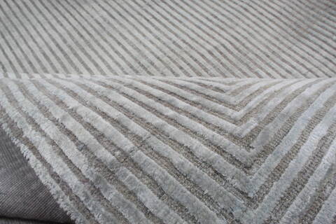 Jaipur Grey Hand Knotted 711 X 100 Area Rug 905-147730 Image 3