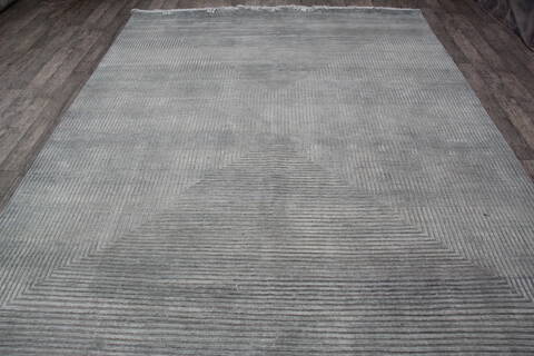 Jaipur Grey Hand Knotted 711 X 100 Area Rug 905-147730 Image 4