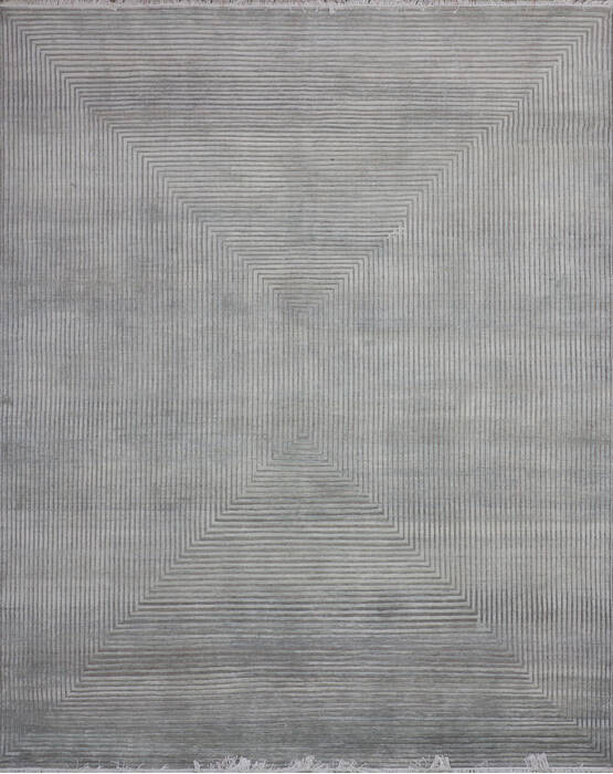 Jaipur Grey Hand Knotted 711 X 100 Area Rug 905-147730 Image 0