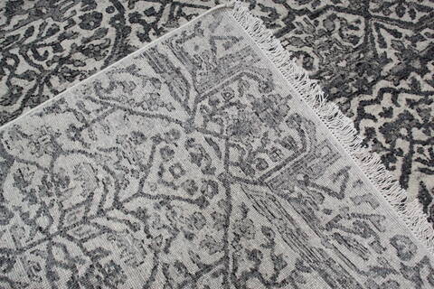 Jaipur Grey Hand Knotted 82 X 100 Area Rug 905-147731 Image 8