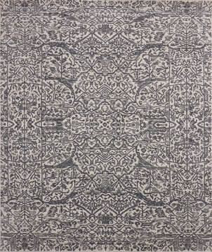 Jaipur Grey Hand Knotted 8'2" X 10'0"  Area Rug 905-147731