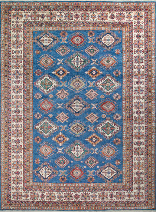Kazak Blue Hand Knotted 92 X 123 Area Rug 700-147732 Image 0