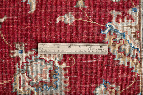 Chobi Red Hand Knotted 510 X 81 Area Rug 700-147734 Image 7