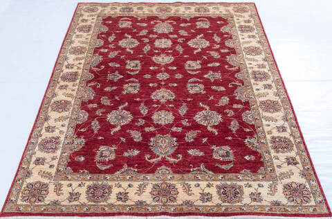 Chobi Red Hand Knotted 510 X 710 Area Rug 700-147735 Image 1