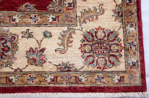 Chobi Red Hand Knotted 510 X 710 Area Rug 700-147735 Image 5