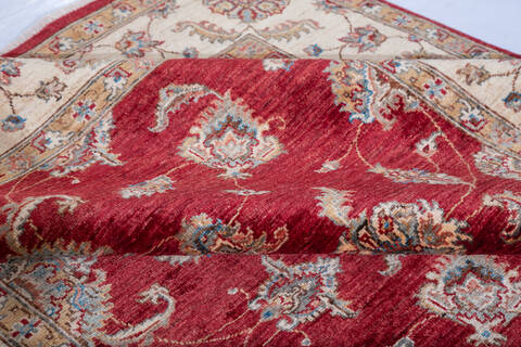 Chobi Red Hand Knotted 510 X 710 Area Rug 700-147735 Image 6