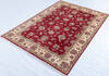 Chobi Red Hand Knotted 510 X 710 Area Rug 700-147735 Thumb 2
