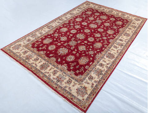 Chobi Red Hand Knotted 70 X 109 Area Rug 700-147738 Image 2