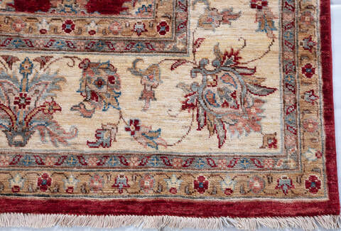 Chobi Red Hand Knotted 70 X 109 Area Rug 700-147738 Image 5