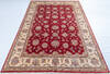 Chobi Red Hand Knotted 70 X 109  Area Rug 700-147738 Thumb 1