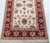 Chobi Beige Runner Hand Knotted 28 X 104  Area Rug 700-147742 Thumb 4