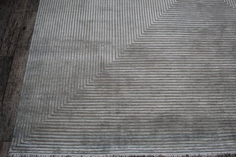 Jaipur Grey Hand Knotted 90 X 120 Area Rug 905-147748 Image 2