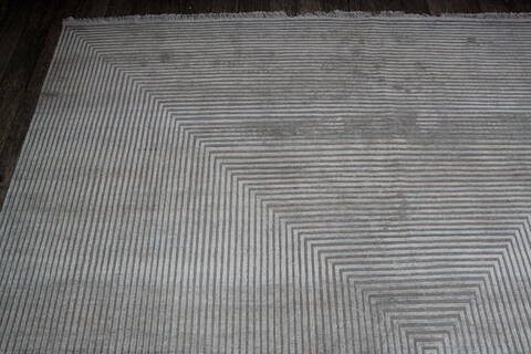 Jaipur Grey Hand Knotted 90 X 120 Area Rug 905-147748 Image 5