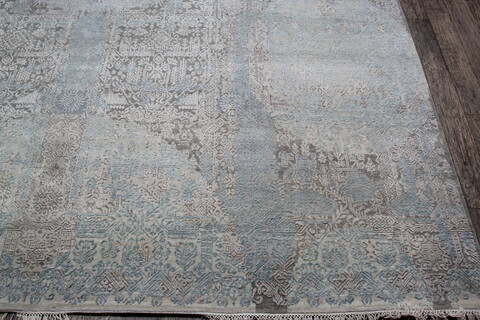 Jaipur White Hand Knotted 100 X 140 Area Rug 905-147749 Image 3