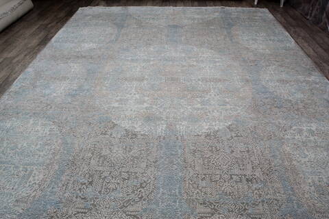 Jaipur White Hand Knotted 100 X 140 Area Rug 905-147749 Image 7