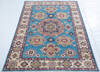 Kazak Blue Hand Knotted 50 X 78  Area Rug 700-147754 Thumb 1