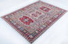 Kazak Grey Hand Knotted 57 X 79  Area Rug 700-147755 Thumb 2